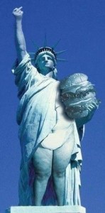 Fat Statue of liberty