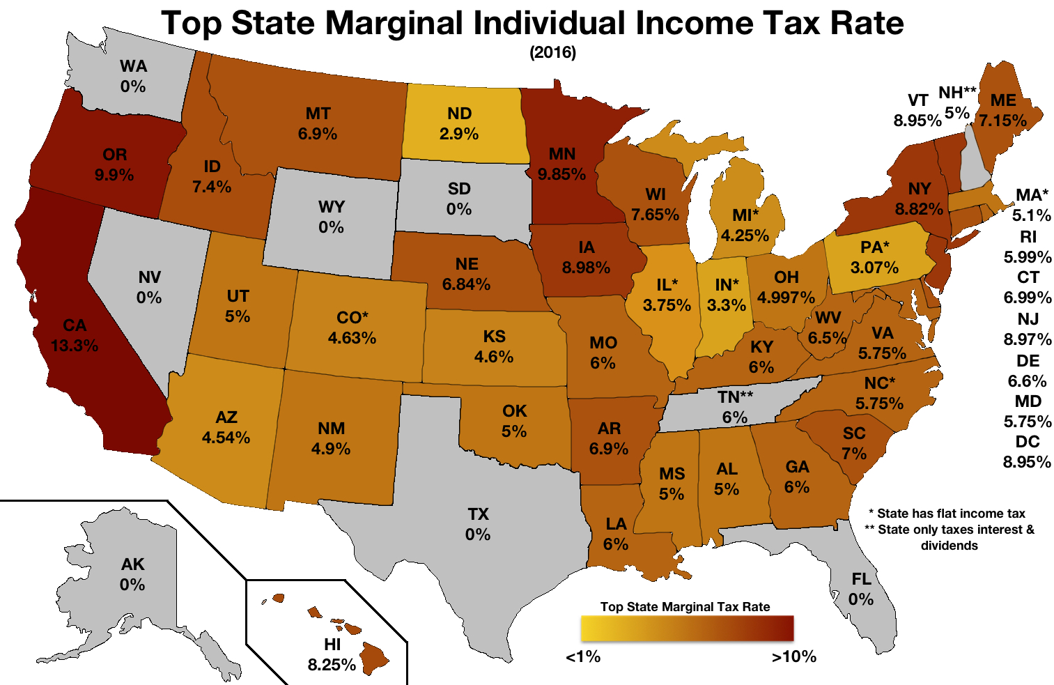 Налоги штатов Америки_Top_State_Marginal_Tax_Rates