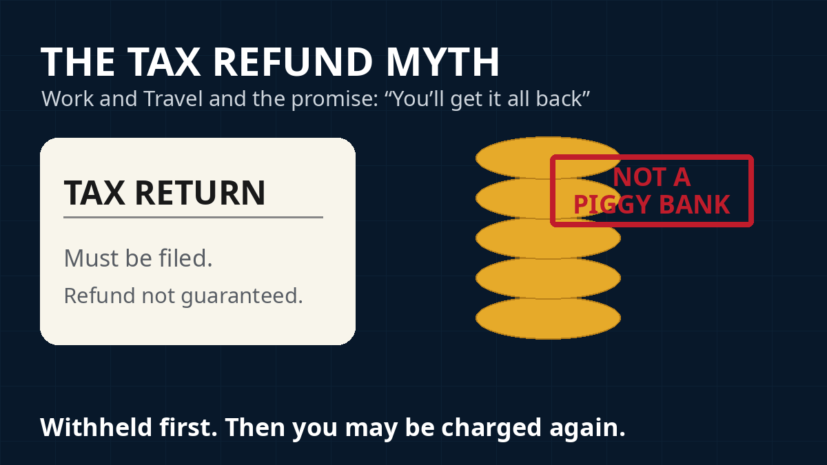 The Work and Travel tax refund myth