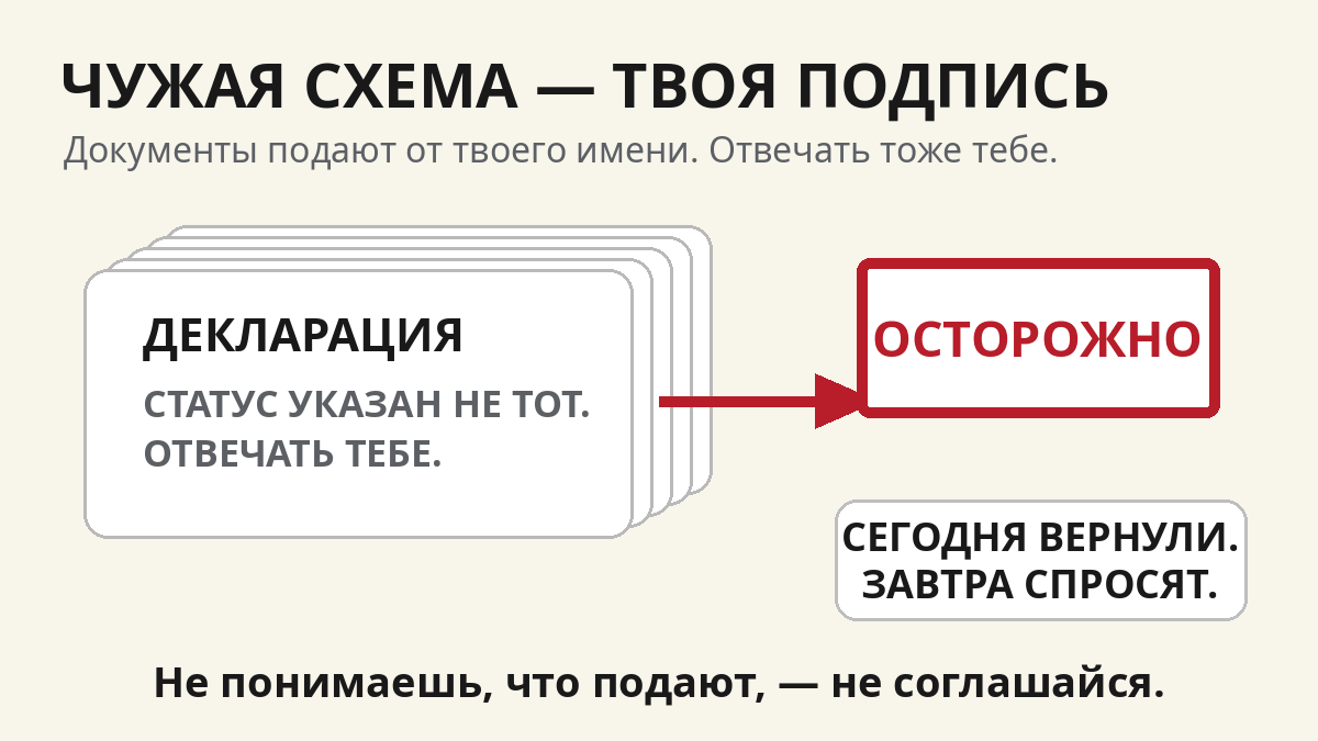 Чужая налоговая схема и ответственность студента